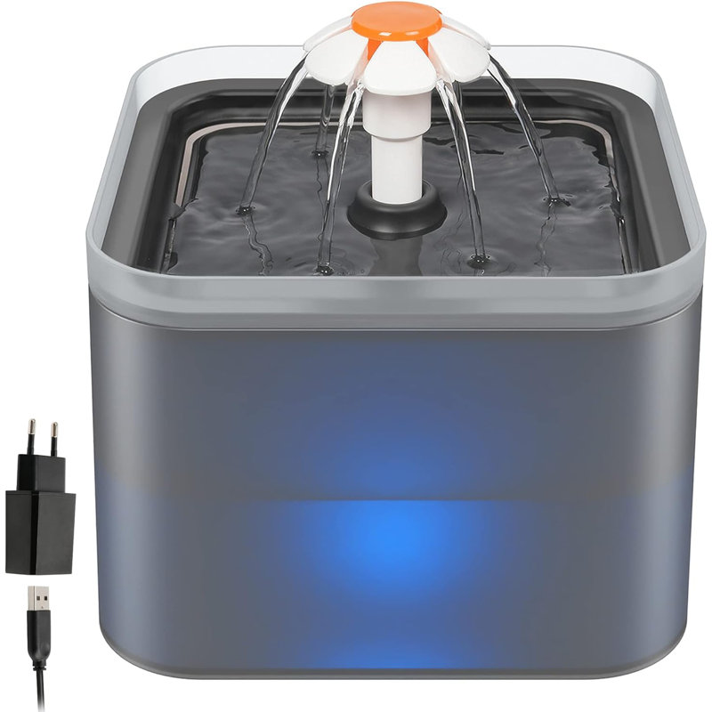 Cerny 2000ml Pet Fountain, Black