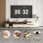  Pre-Assembly Extendable TV Stand with Storage - Space-Saving Adjustable Media Console (78.74"-106.29") for Living Room Furniture