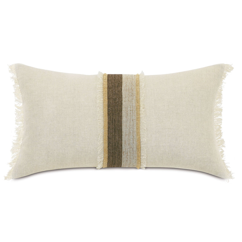 Kimahri Linen Lumbar Pillow Cover & Insert