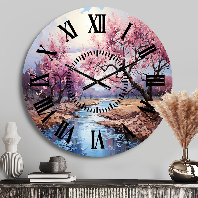 Horloge murale Vangogh, Médium