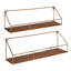 Ensemble de 2 tablettes murales Mystica