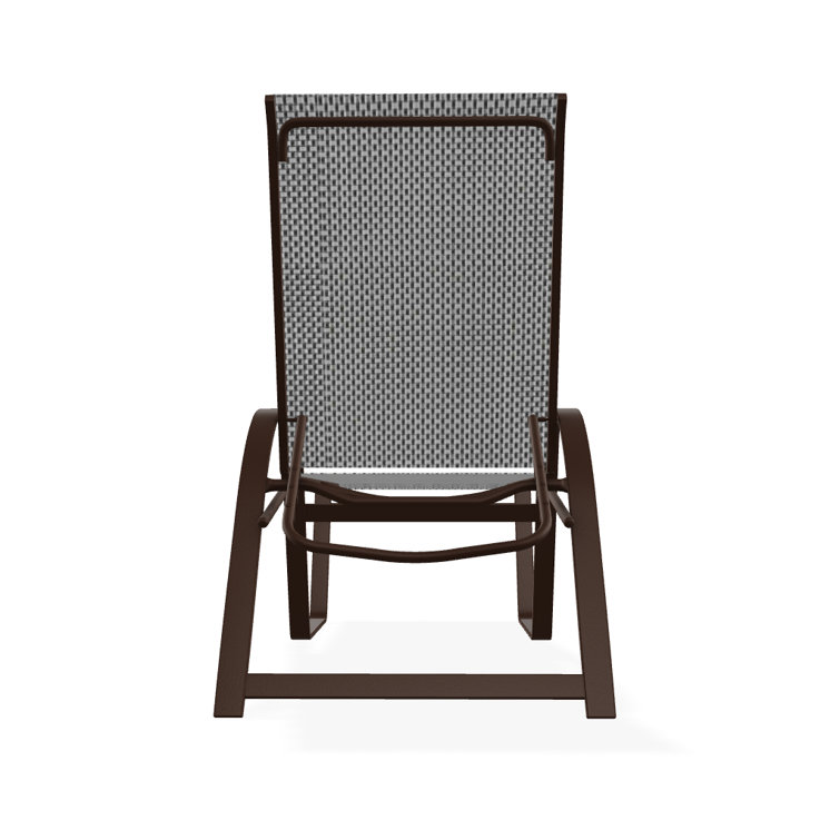 Holna Outdoor Rust-Resistant Metal Chaise Lounge