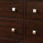 Commode design en bois de style transitionnel