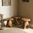 Cedar Wood Small Stool