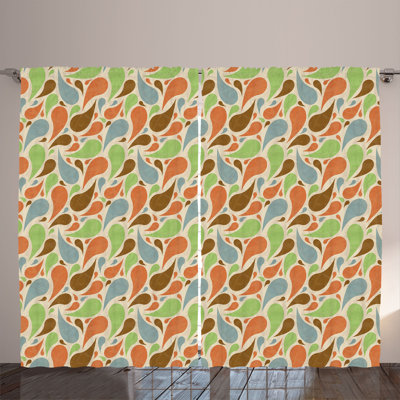 Semi Sheer Curtain Pair