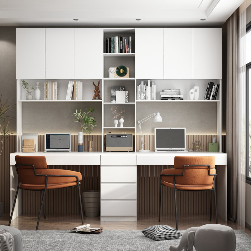 Beritan 94.5"W Desk with Hutch