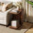 Solid Wood End Table, C-Shaped Side Table for Sofa, Bed-1267817939