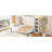 White Size Bed With Bookshelf - And . Space Idea. Multiple Storage Spaces. No Box Spring. Easy Assembly Betas Zetas-26404871