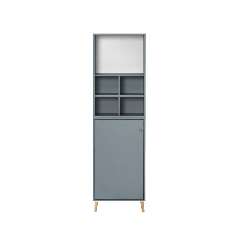 Barnabas Filing Cabinet, Shelf, and Shelf Cross 3-Piece Set, Blue