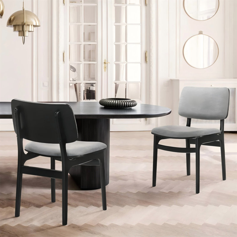 Chaises de salle à manger rembourrées Amil