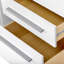 Petrarch 41cm W Manufactured Wood Bedside Table