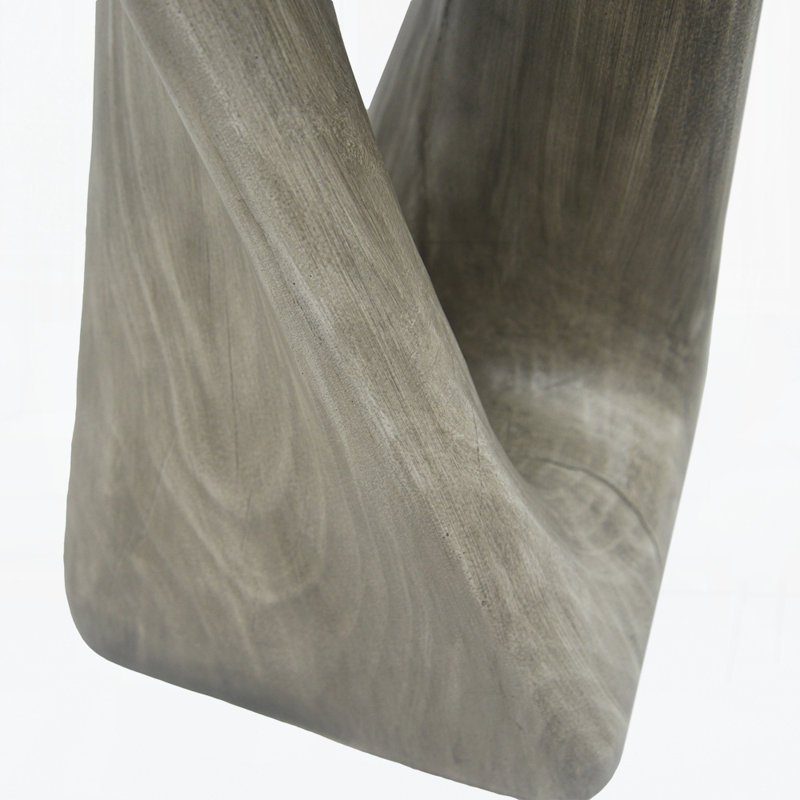 Outdoor Side Table, Gray