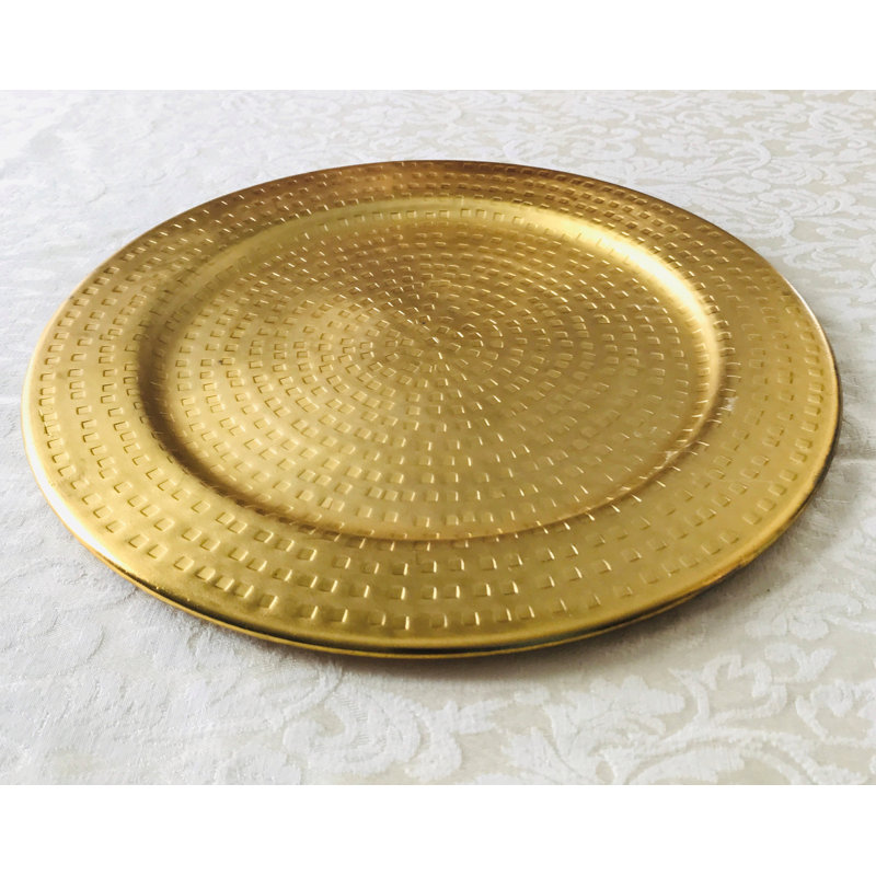 Assiette plate 12 po rosier