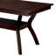 Table de salle à manger en bois massif Lorene