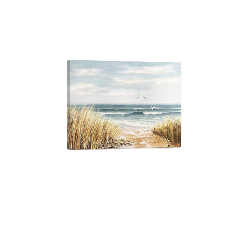 Art mural 24 po x 18 po Coastal Ocean