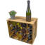 Santel Floor Wine Bottle Rack Flamed-821701195