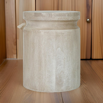 Janesse Solid Wood End Table