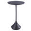 Melancthon Tall Aluminum End Table, Antique Black-106459124
