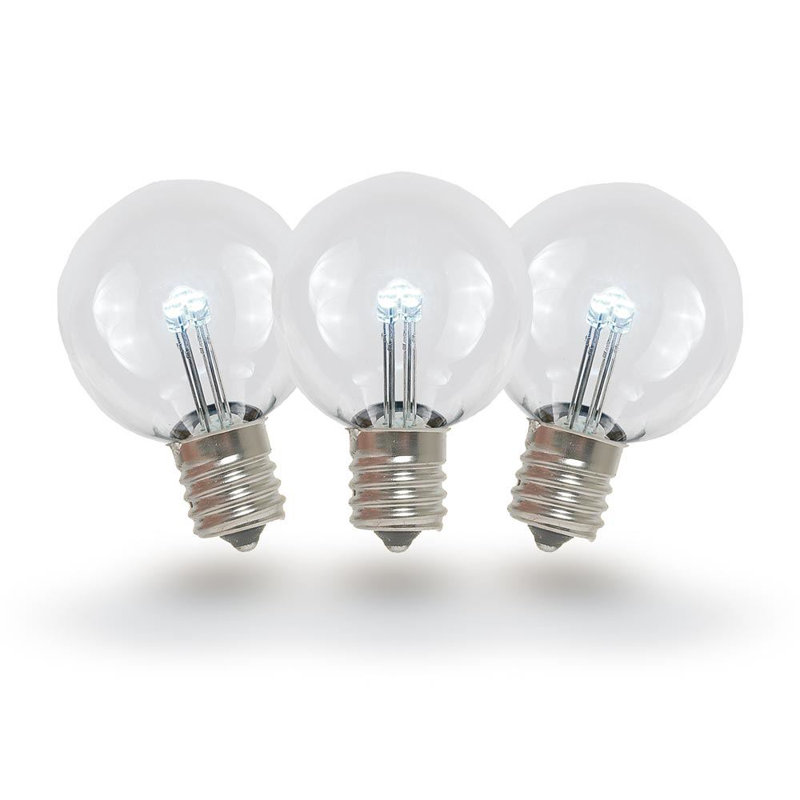 G30 LED Light Bulbs, Pure White