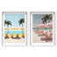 Oliver Gal Beach Umbrella Set Coastal - Luxury Shadowbox Framed Wall Art-726531569-726531570