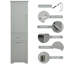 Phelgen Freestanding Linen Cabinet-190315720