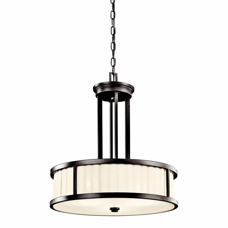 Lustree tambour 3 lumières unique Brien
