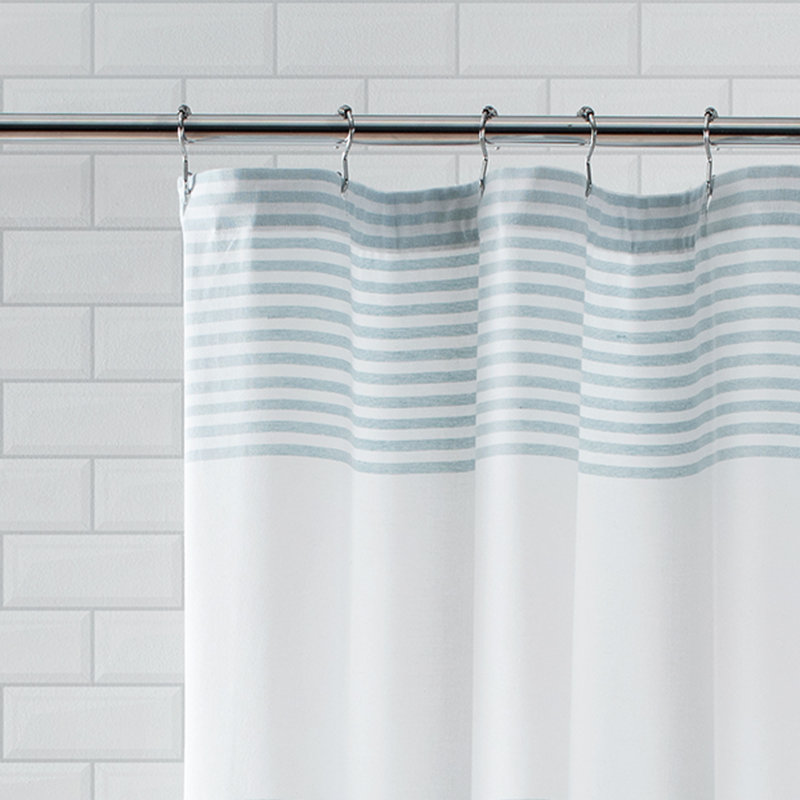 Rideau de douche Chinon, Bleu spa