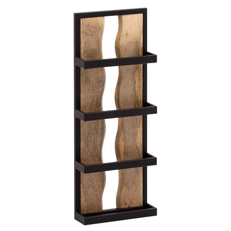 Aspremont 4 Piece Mango Solid Wood Floating Shelf