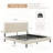 King Bed Frame With Headboard
