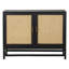 Royette 42" Wide Server in Beige/Black
