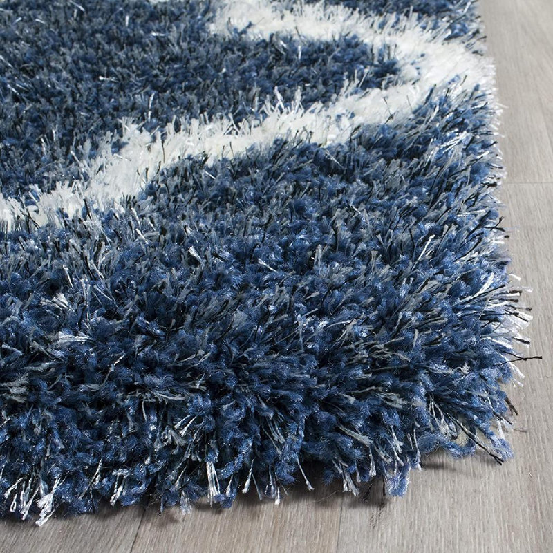 Bertl Sgm-Montreal Shag Performance Geometric Rug, Rectangle 8' x 10'