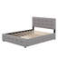 Grand lit plateforme tapissier avec 2 tiroirs et un lit gigogne-1595548328