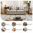 83.9-Inch Modular Sectional In Chenille Fabric-2027211937