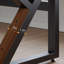 Bureau d'ordinateur en bois massif l 55 po
