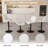 Adjustable Height Upholstered Swivel Bar Stools With Backrest(Set Of 2)-919860581