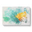 Blooming Orange Magnolia Flower - Wrapped Canvas-56662874