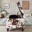 Pouf de rangement contemporain en velours