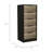 Kaia 5 Drawer Dresser, Vertical Dresser-1402369546