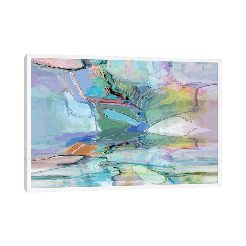 Movement II by Michael Tienhaara - Print on Canvas, White Floater Framed, 45.72cm H x 66.04cm W x 3.81cm D