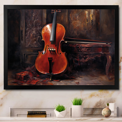 «Cello Charisma Deep Bourgogne» sur toile