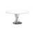 Snow Mountain Stone Top/Silver Base
