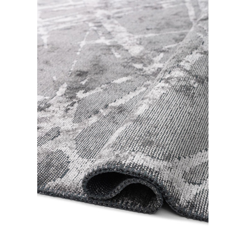 Contemporary Abstract Random Lines Area Rug, Rectangle 9' x 12'