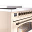 Cuisinière à induction 48 pouces avec 6 éléments à induction ILVE Nostalgie II Series (porte en verre)-805947498