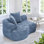Chaise longue rembourrée incurvée sans siège Latitude Run®