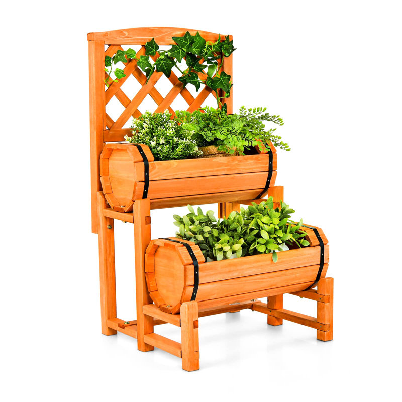 Wood Raised Garden Bed