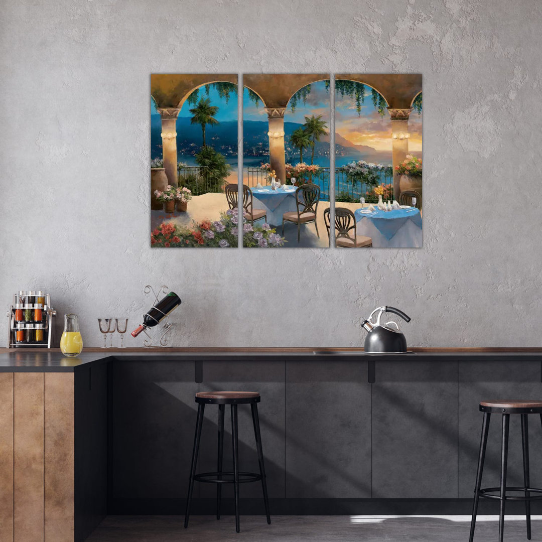 Amalfi Holiday I von T.C. Chiu - Giclée auf Leinwand ohne Rahmen