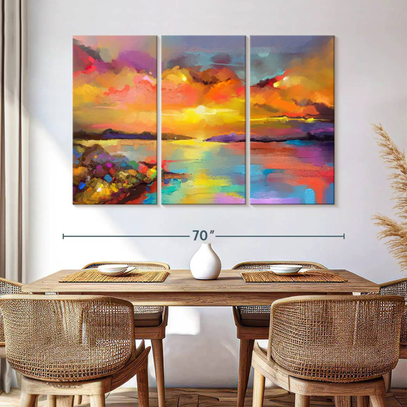 Colorful Gillard, 42" H x 65" W