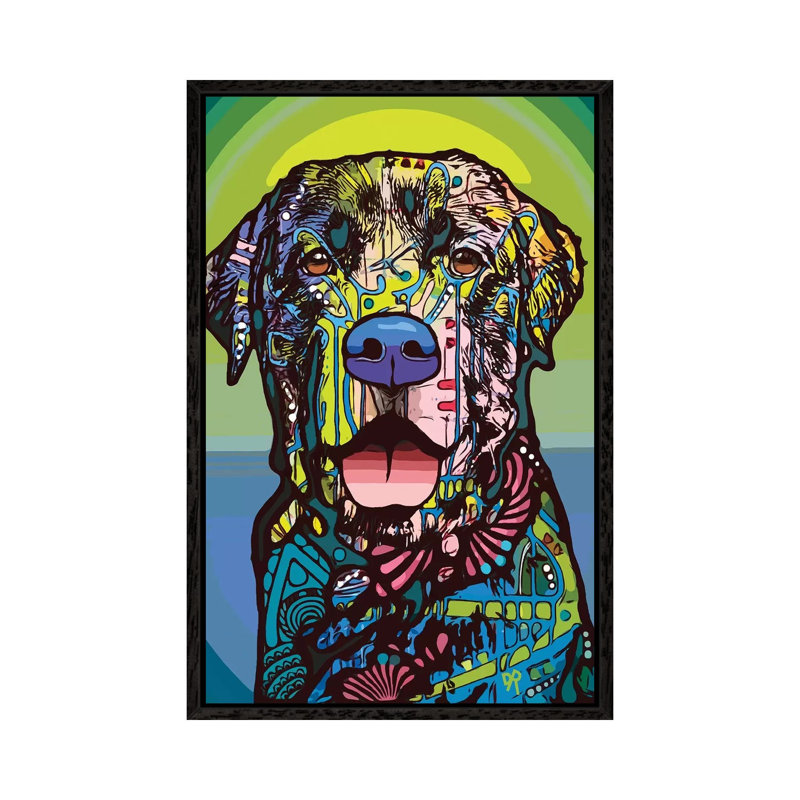 Indelible Lab by Dean Russo - Print on Canvas, Black Framed, 101.6cm H x 66.04cm W x 3.81cm D