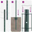 Vidaxl Fence With Posts Steel-116797939-116797957