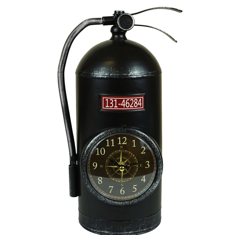 Analog Metal Mechanical Tabletop Clock in
